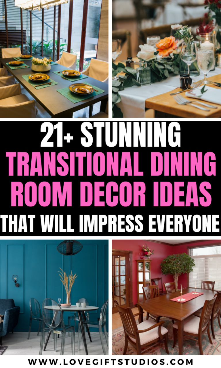 21+ Stunning Transitional Dining Room Decor Ideas That Will Impress Everyone