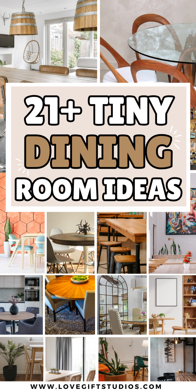 21+ Tiny Dining Room Ideas That Will Make Your Space Look Bigger