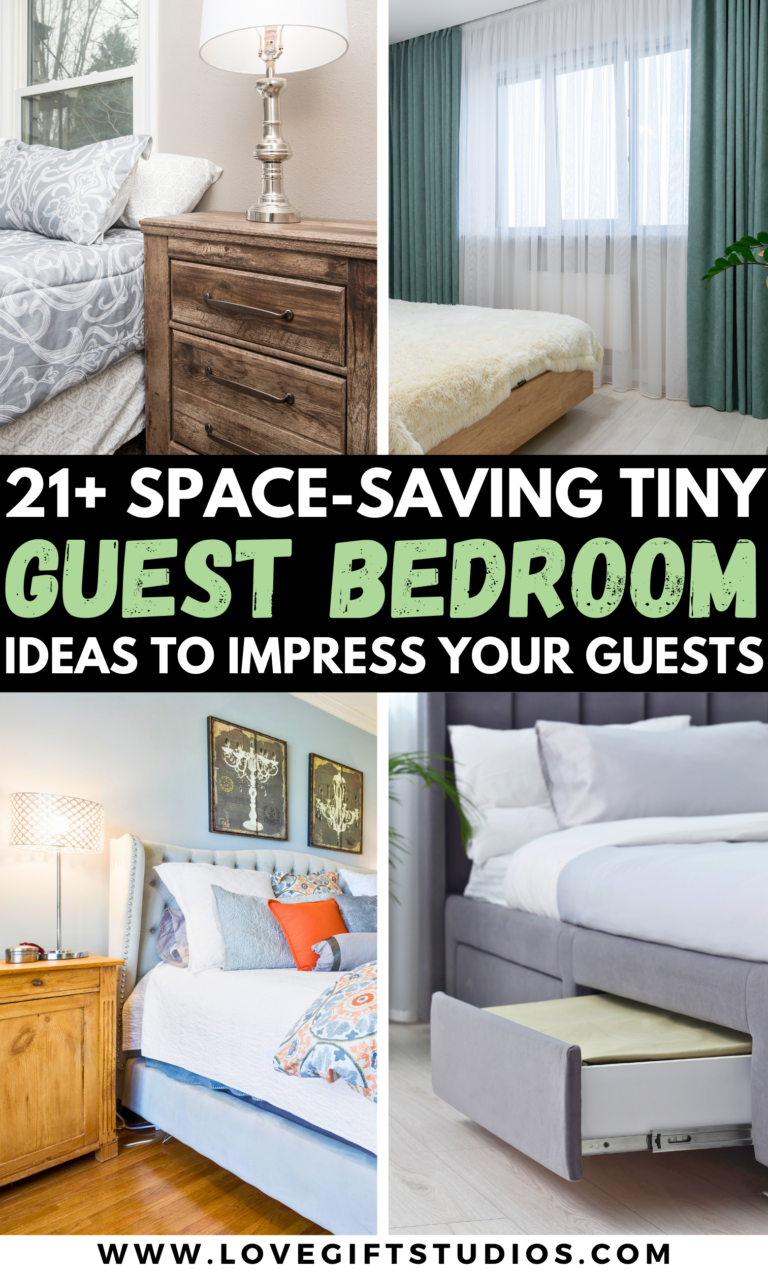 21+ Tiny Guest Bedroom Ideas To Transform Your Space And Make It Look Huge