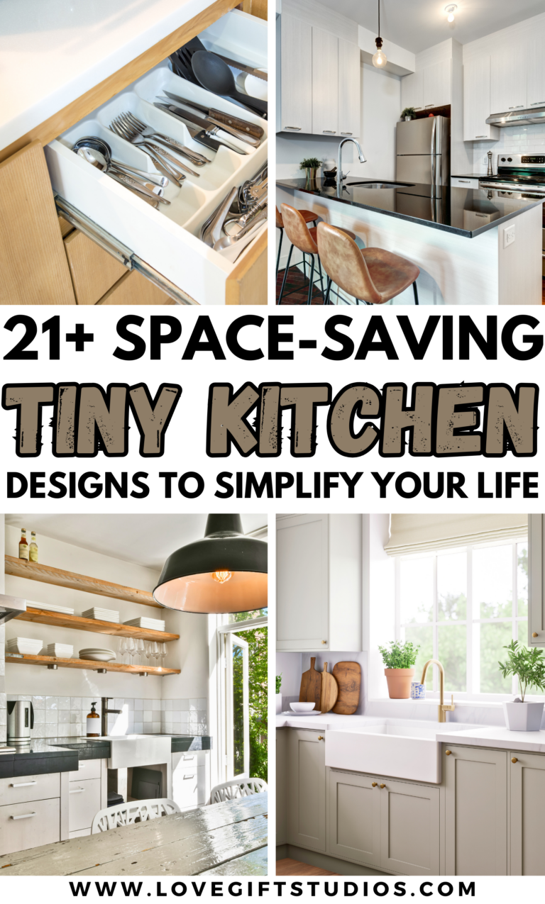 21+ Tiny Kitchen Design Ideas That Will Make Your Space Look Huge