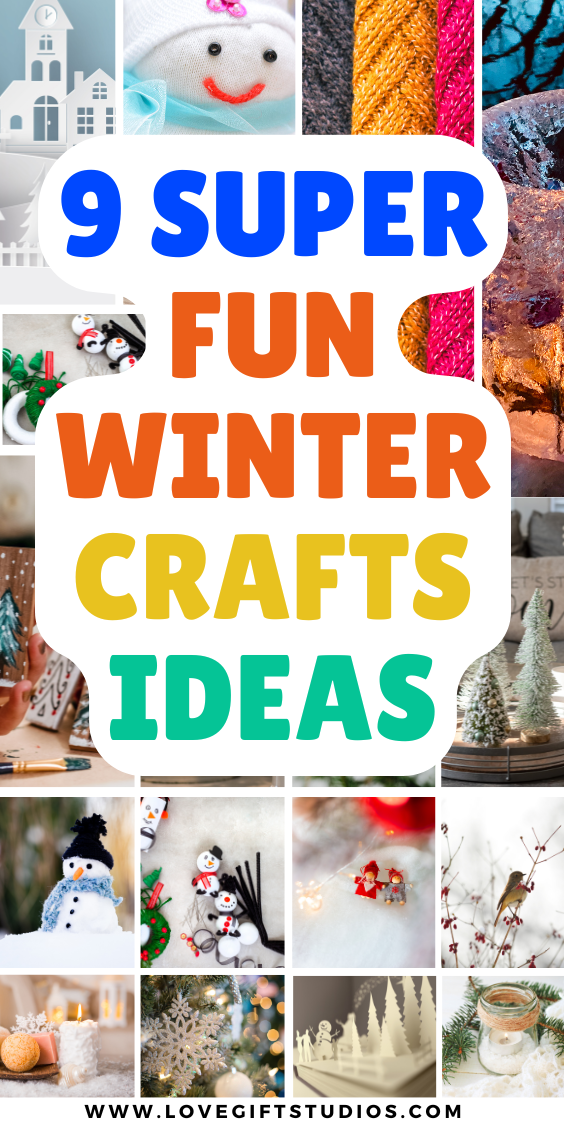 9+ Super Fun Winter Crafts Ideas That Everyone Will Love