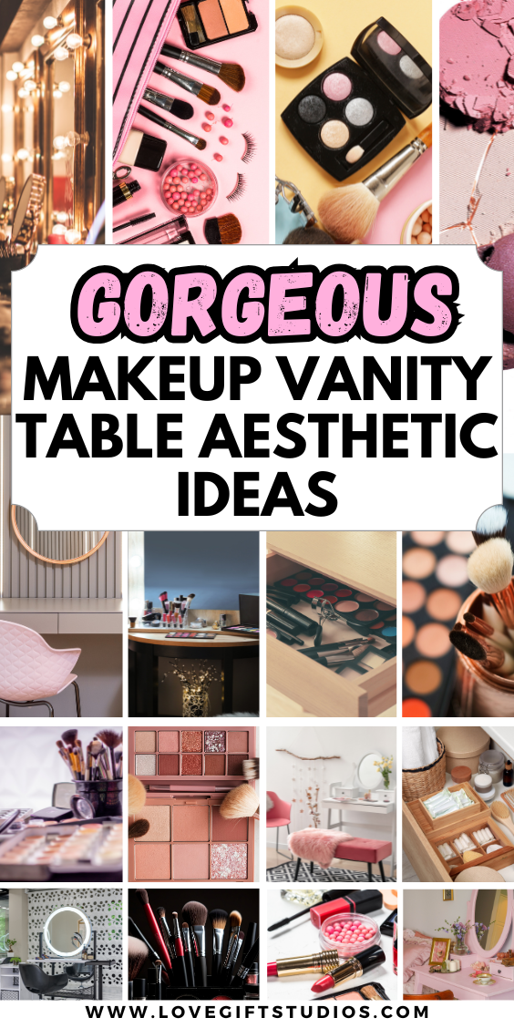 Gorgeous Makeup Vanity Table Aesthetic Ideas That You Will Actually Adore