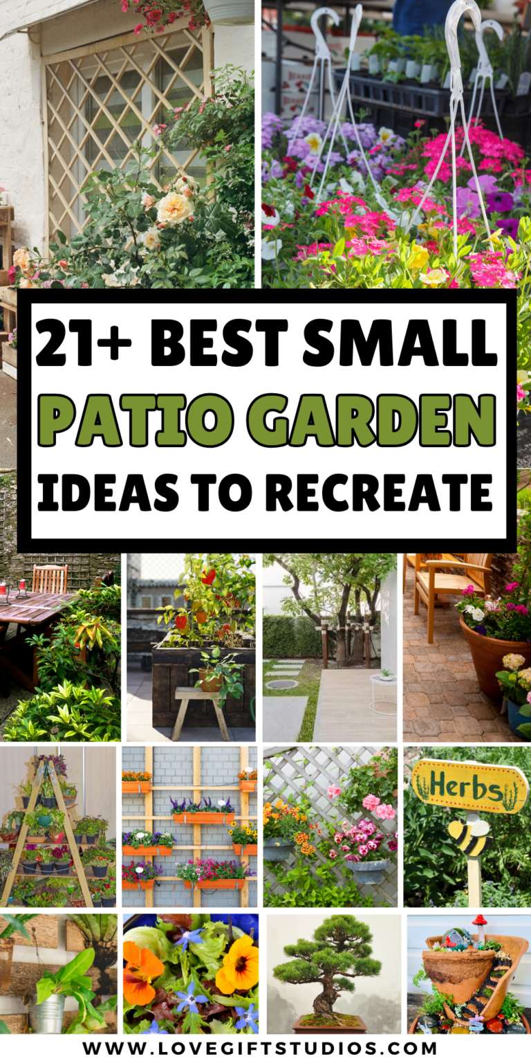 21+ Perfect Small Patio Garden Ideas For Apartments