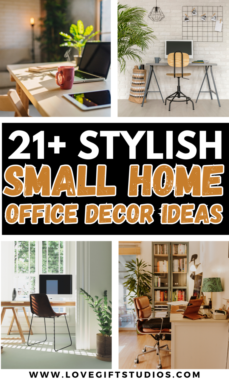 21+ Stylish Small Home Office Decor Ideas For Working From Home