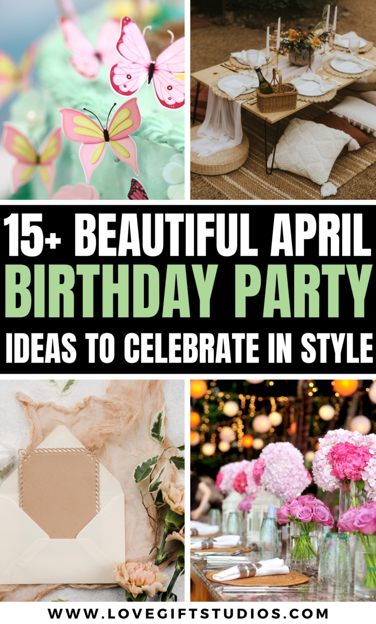 15+ Beautiful April Birthday Party Ideas for Spring Celebrations