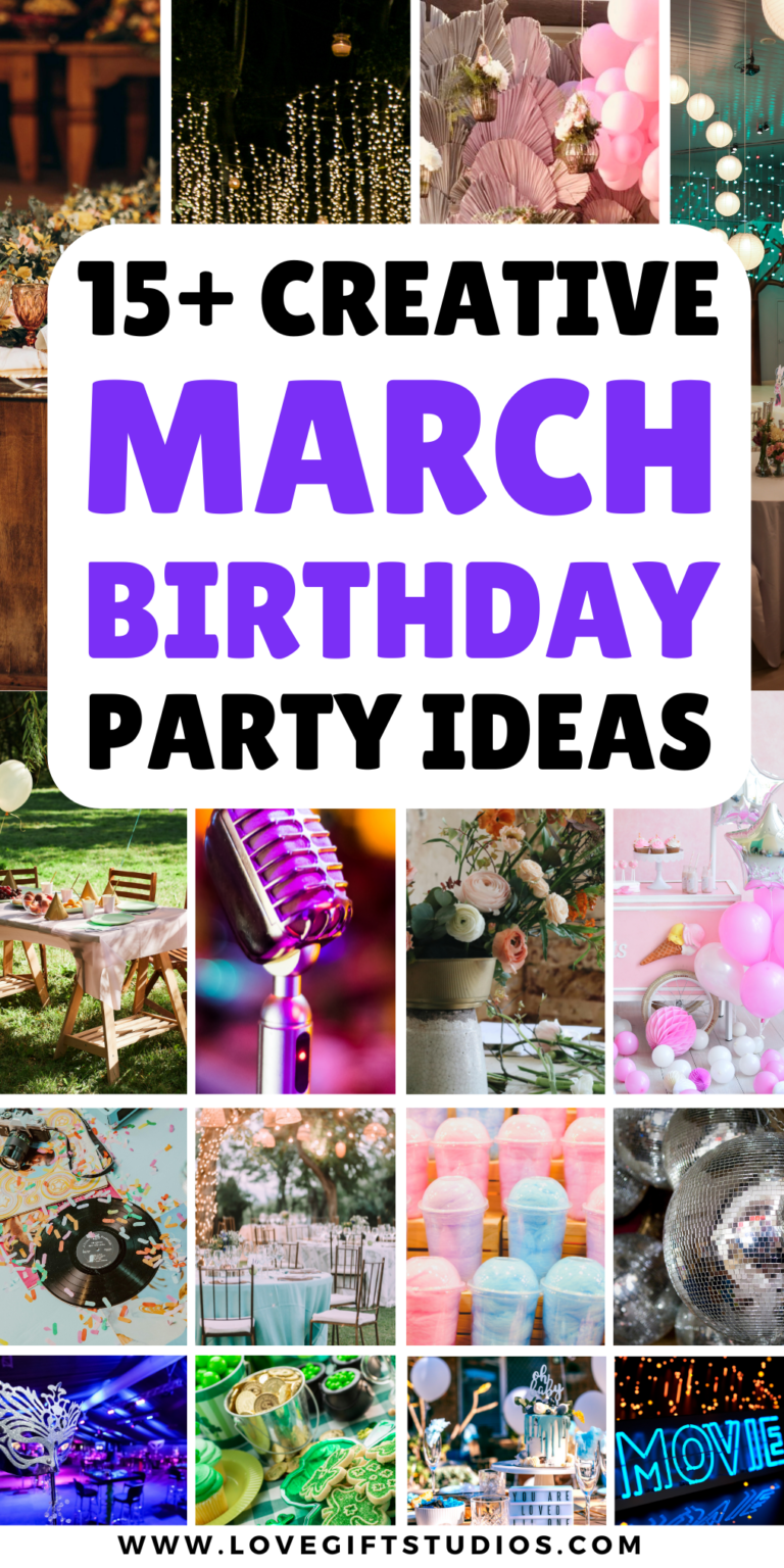 15+ Creative March Birthday Party Ideas You Will Love