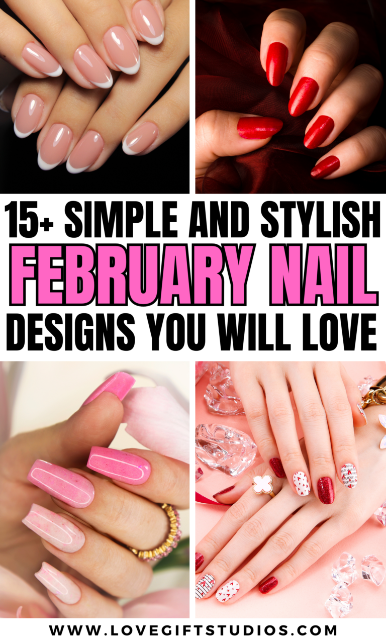 15+ Simple and Stylish February Nail Designs