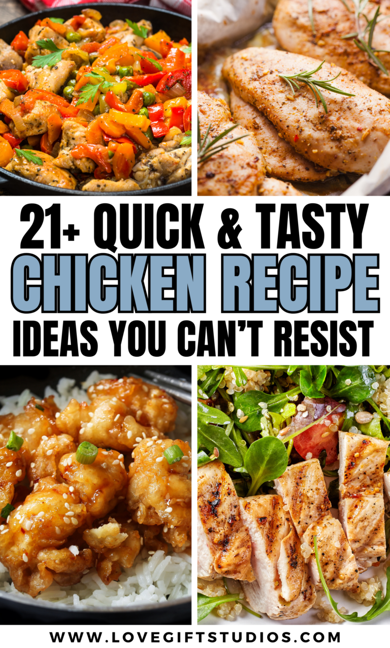 21+ Easy Chicken Recipe Ideas for Quick and Tasty Meals