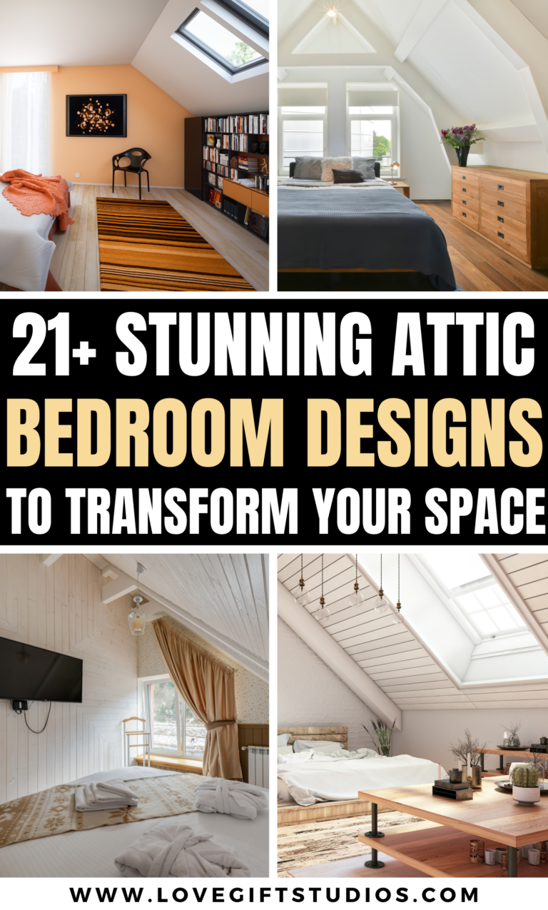 21+ Stunning Attic Bedroom Designs to Transform Your Space