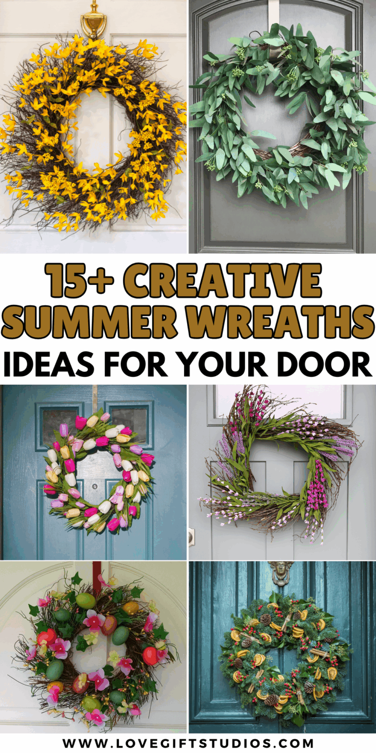 15+ Floral Summer Wreath Ideas That Scream Sunshine