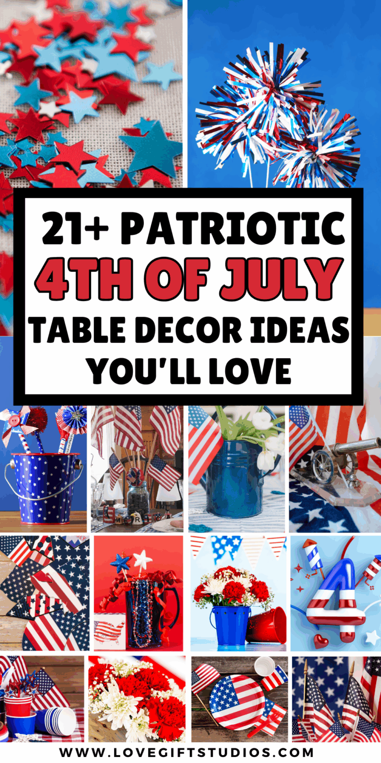 21+ Creative Patriotic Table Decor Ideas for Backyard Gatherings