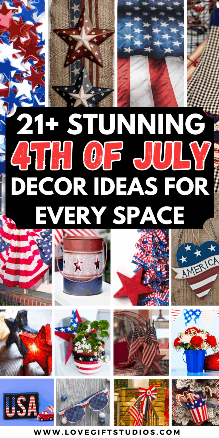 21+ Gorgeous 4th of July Decorations You’ll Love for a Festive Home
